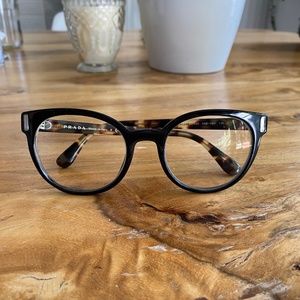 PRADA  BLACK EYEGLASSES